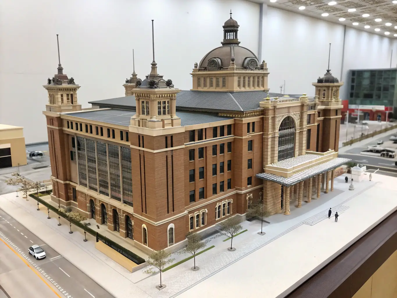 A 3D Revit model generated from point cloud data, showcasing the detailed and accurate representation achieved through Scan to BIM.